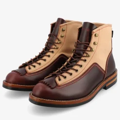 Model 007 Boot In Cherry/Cream