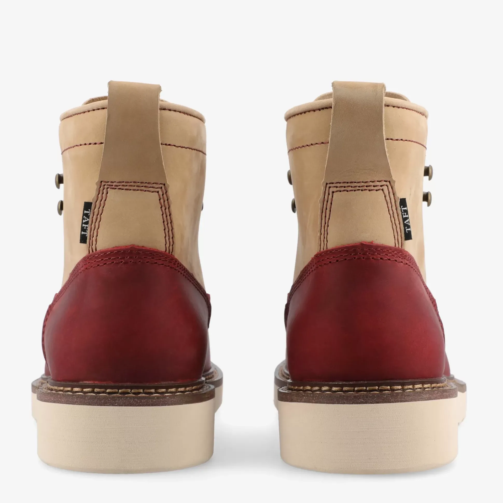 Model 001 Boot In Cherry/Cream