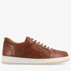 Rapido Low In Brown Woven - Brown Mens Sneakers | Taft