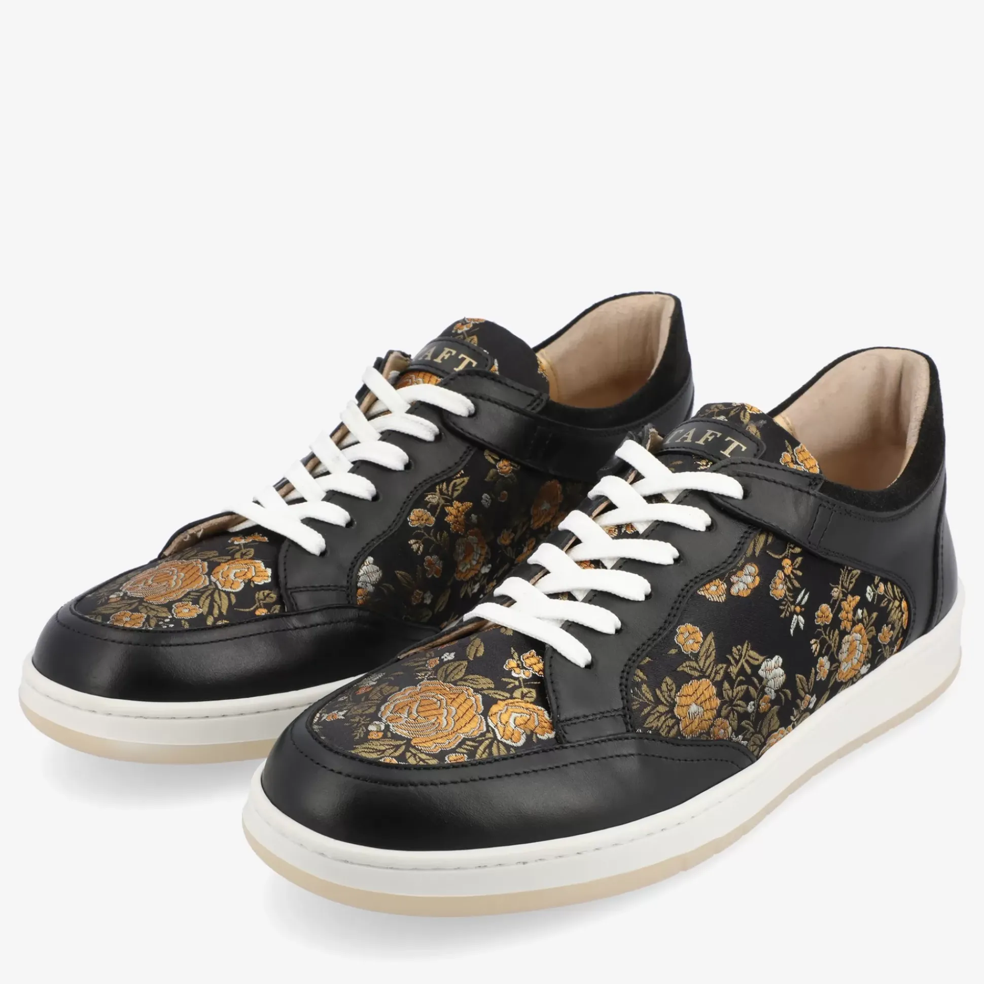 Rapido Low In Eden Noir - Black Leather Sneakers | Taft