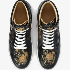 Rapido Mens Black Hightop Sneakers - Eden Noir | Taft