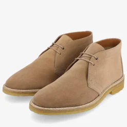 The Chukka Boot In Beige - Mens Dress Boots | Taft