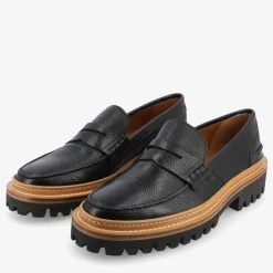 The Country Loafer - Black Designer Loafer | Taft