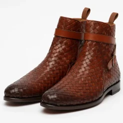 The Dylan Boot - Woven Leather Boot | Taft