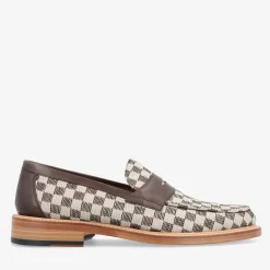 The Fitz Loafer In Brown Check | Taft