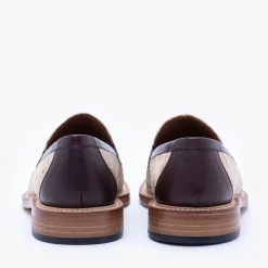 The Fitz Loafer In Champagne - Velvet Loafers | Taft