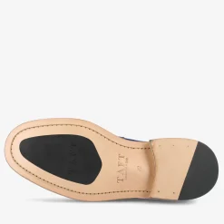 The Fitz Loafer In Deep Azure - Velvet Loafers | Taft