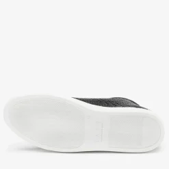 The Hightop Sneaker In Black Woven | Taft