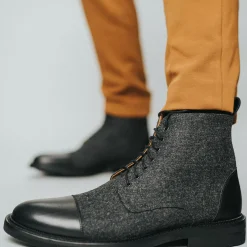 The Jack Boot - Black Leather | Taft