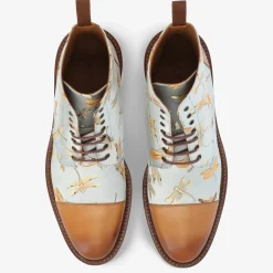 The Jack Boot In Blue Dragonfly Print | Taft