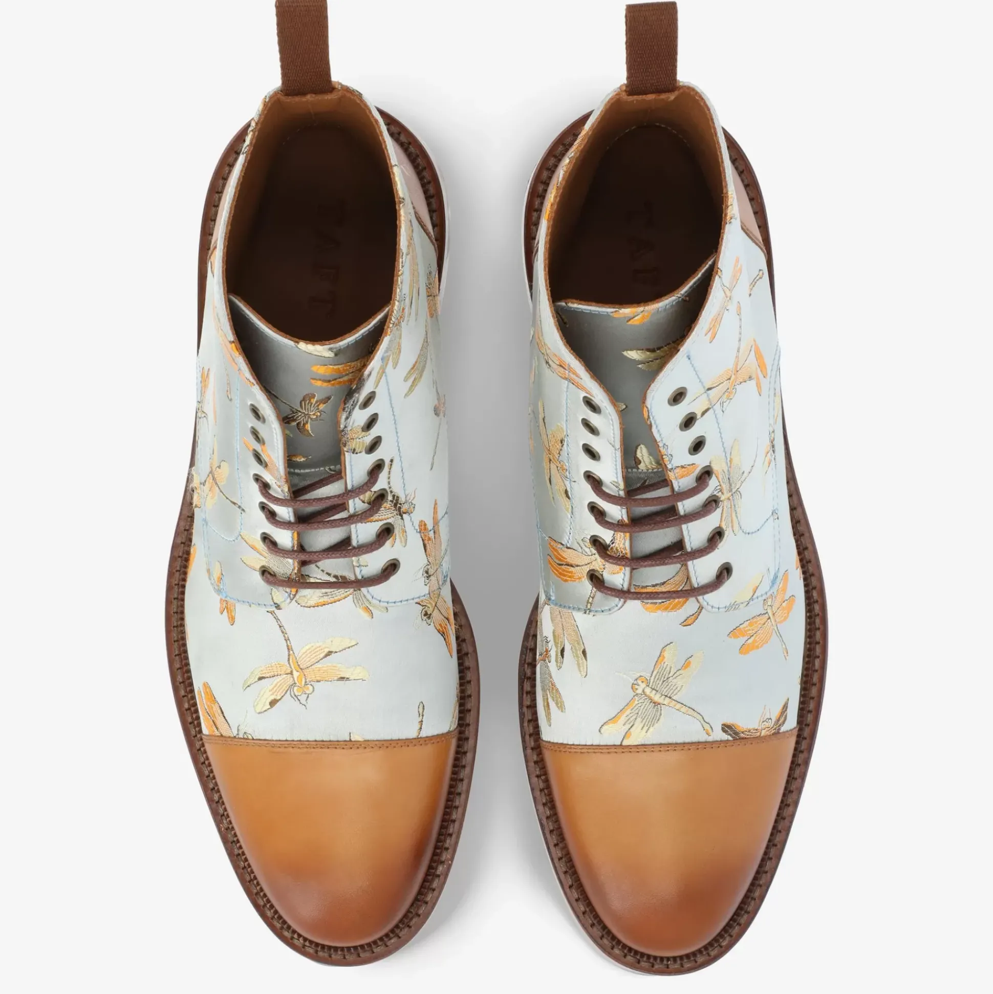 The Jack Boot In Blue Dragonfly Print | Taft