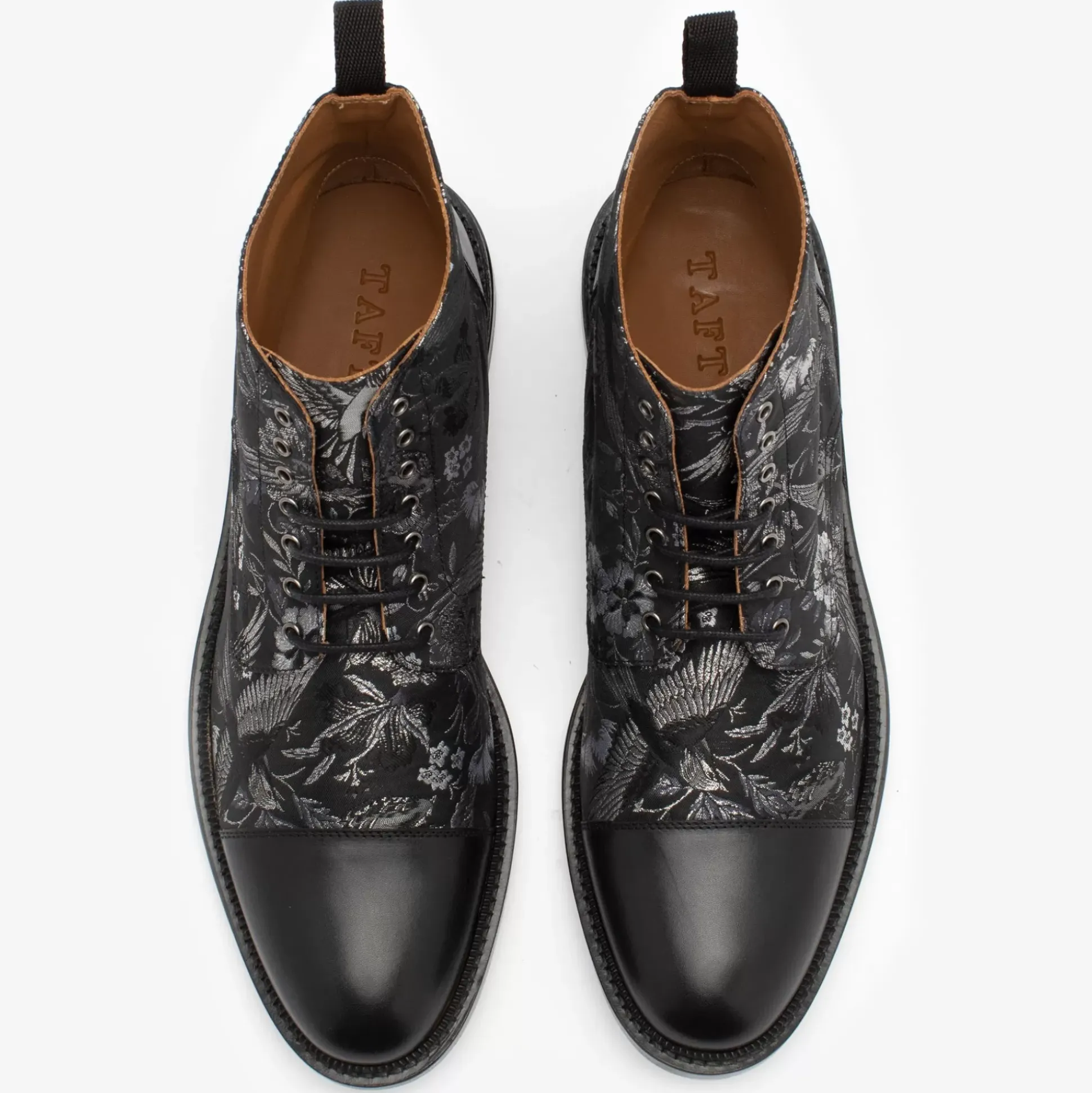 The Jack Boot In Dark Sky - Floral Boots | Taft