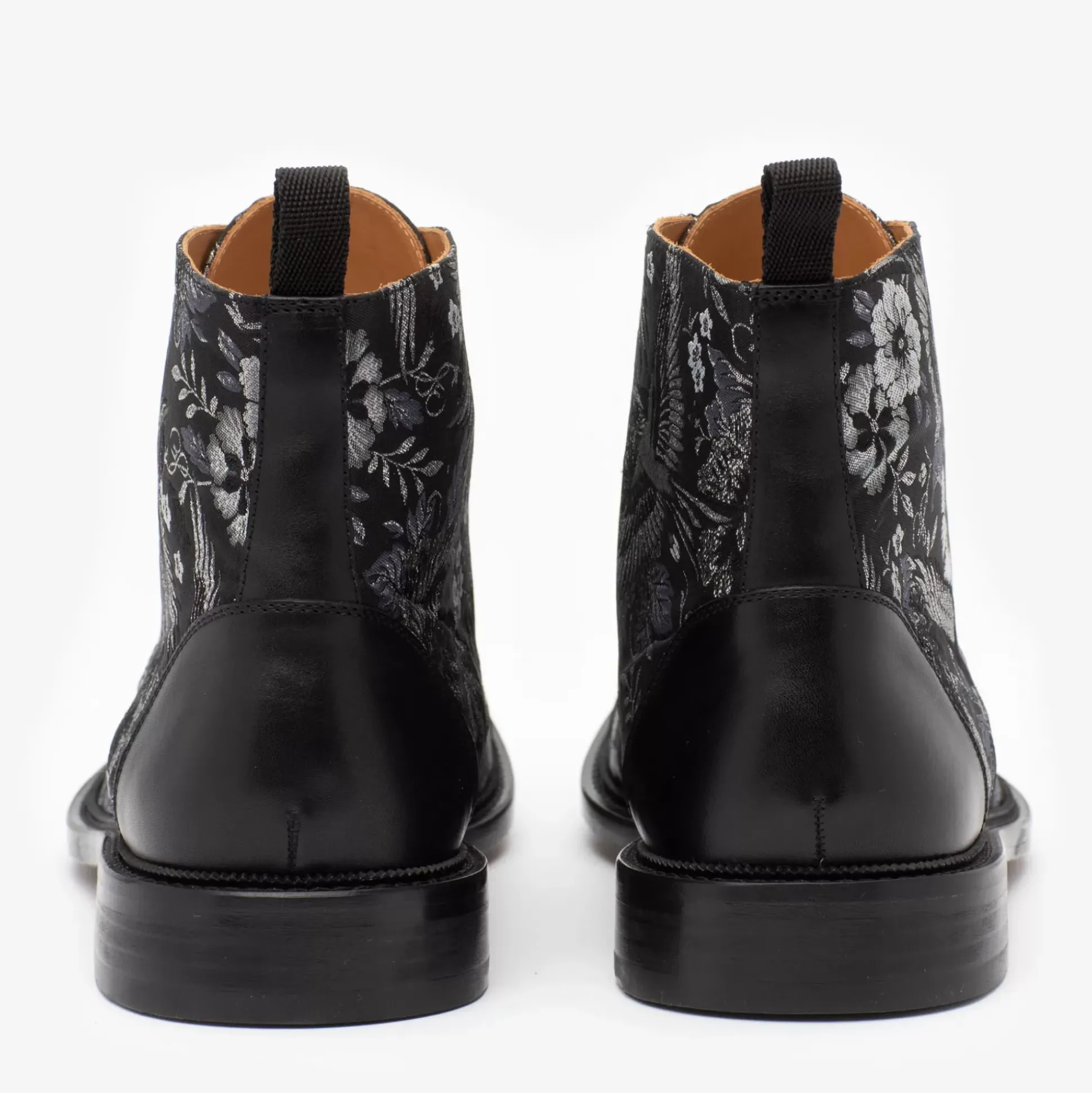The Jack Boot In Dark Sky - Floral Boots | Taft