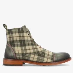 The Jack Boot In Green Plaid | Taft