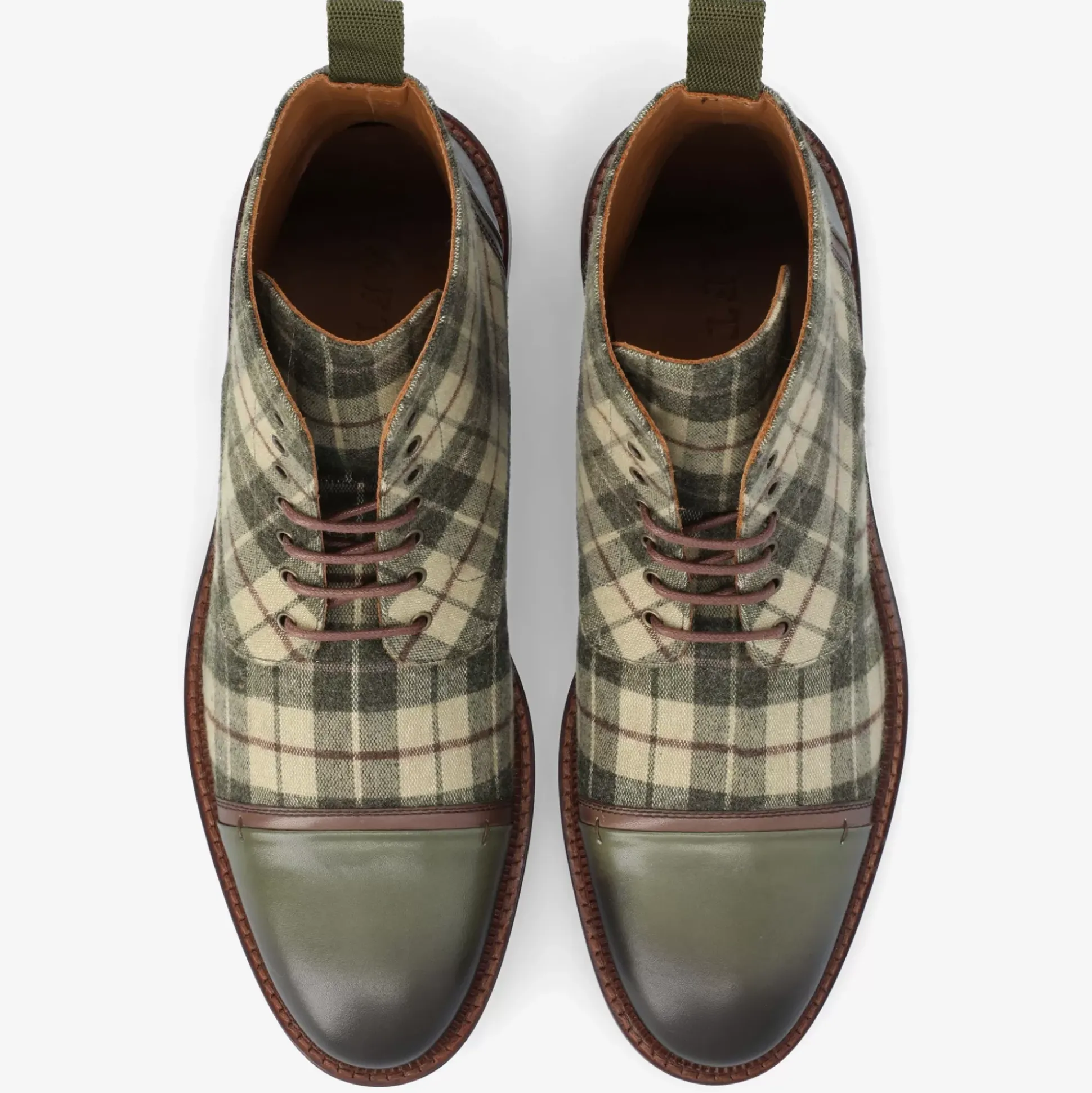 The Jack Boot In Green Plaid | Taft