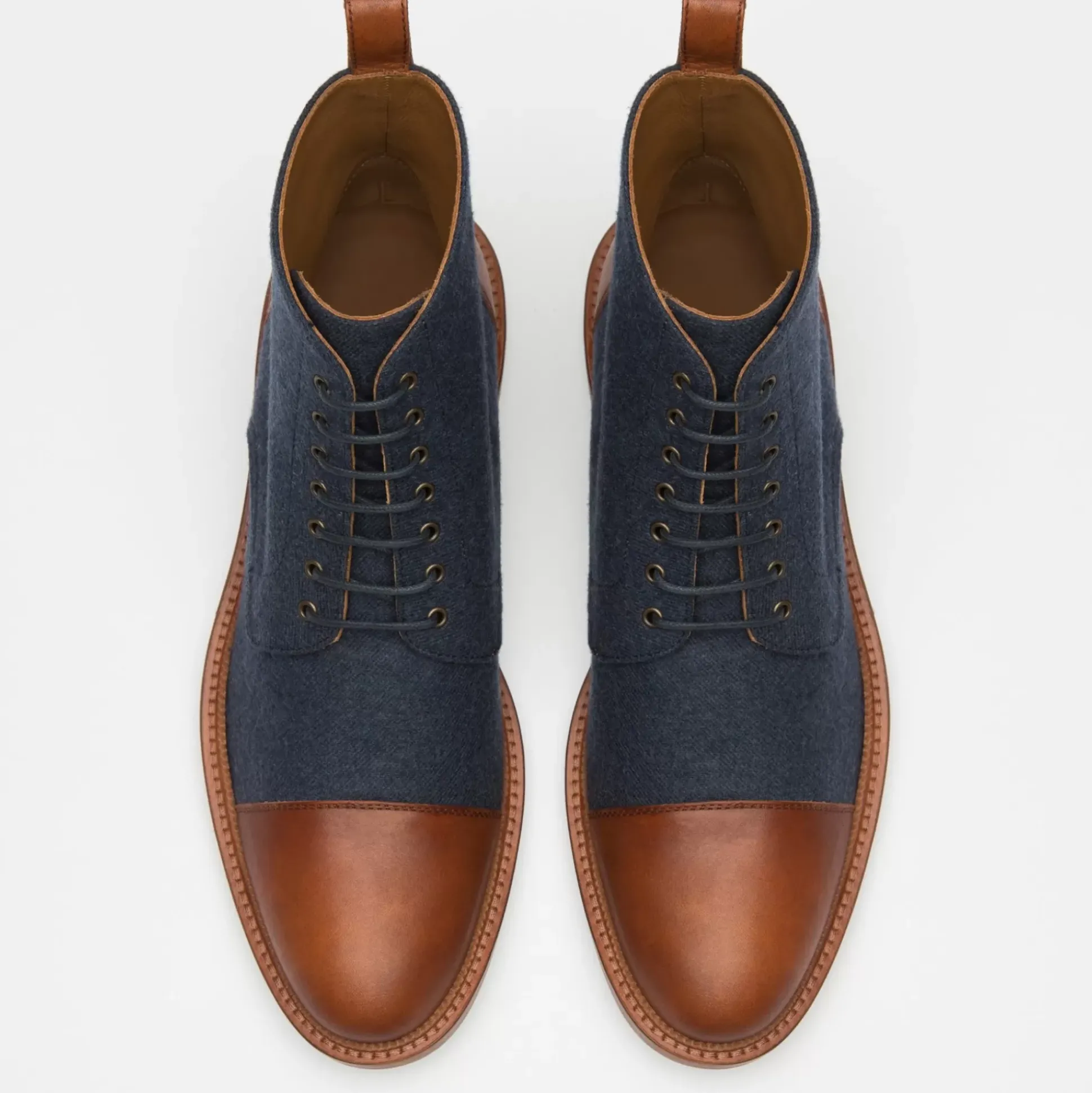 The Jack Boot In Navy - Ankle Boots | Taft