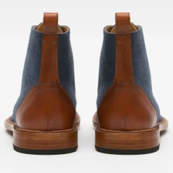 The Jack Boot In Navy - Ankle Boots | Taft
