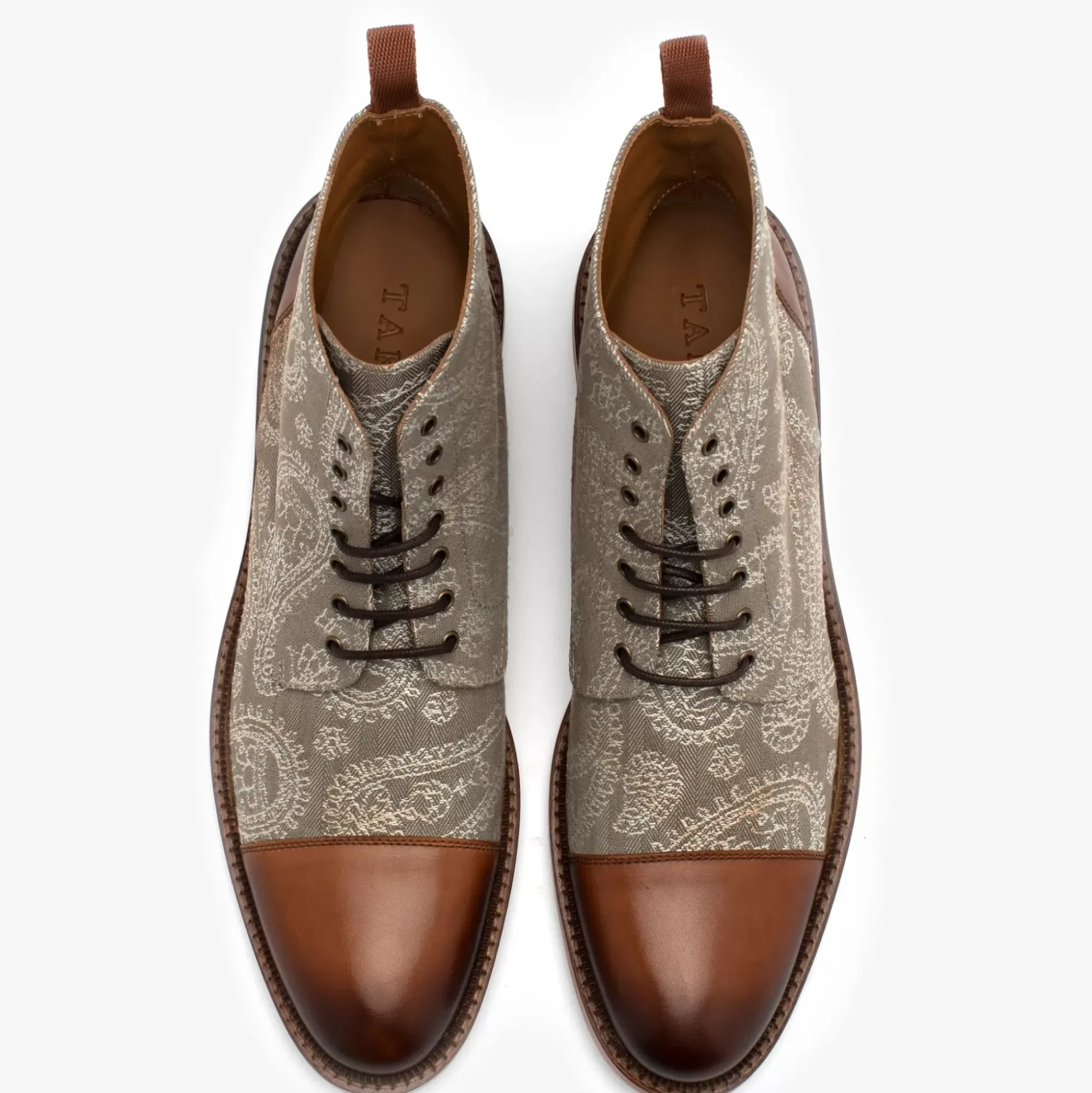 The Jack Boot In Taupe Paisley | Taft