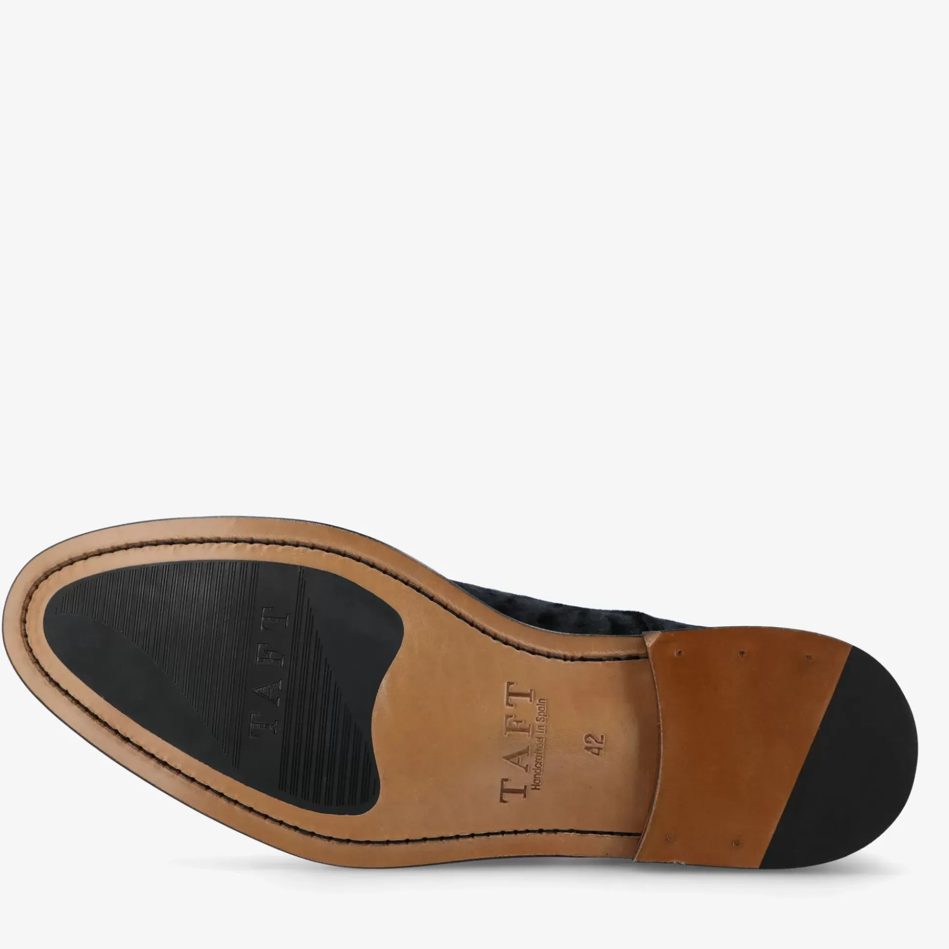 The Jack Shoe In Black Velour | Taft