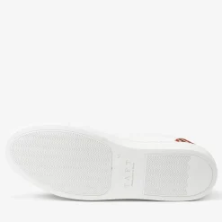 The Klay Sneaker - Red/White Leather Sneakers | Taft