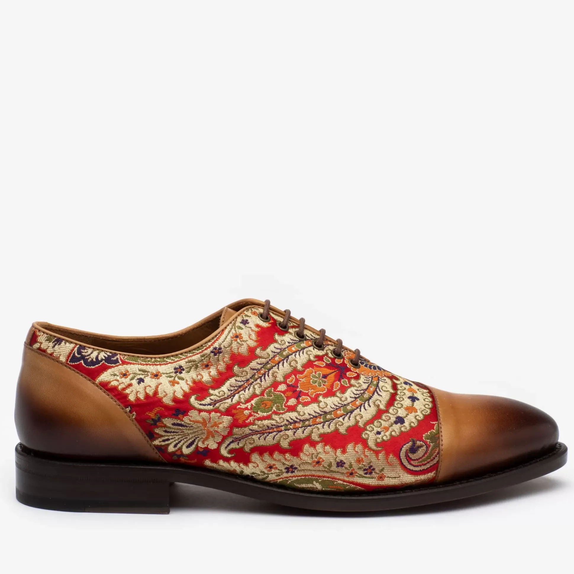 The Paris Shoe In Red Paisley | Taft