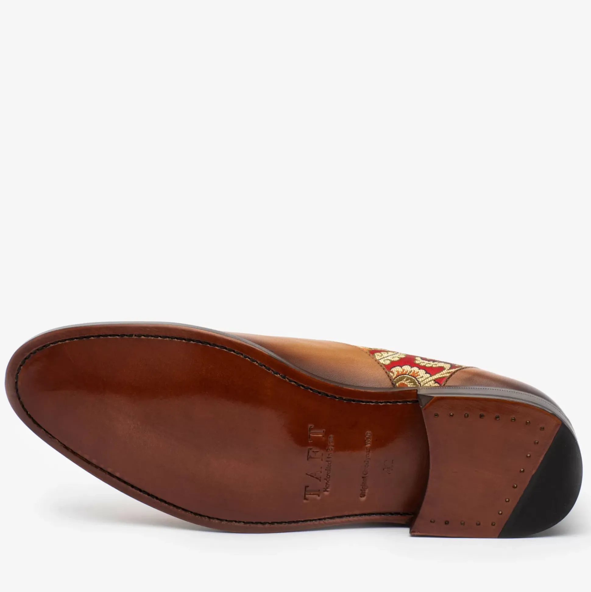 The Paris Shoe In Red Paisley | Taft