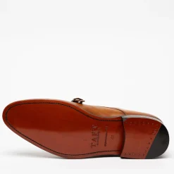 The Prince Shoe In Honey - Double Monk Strap | Taft