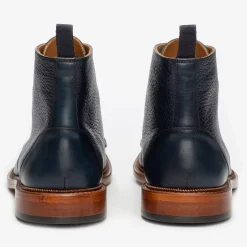The Rome Boot - Navy Leather Boots | Taft