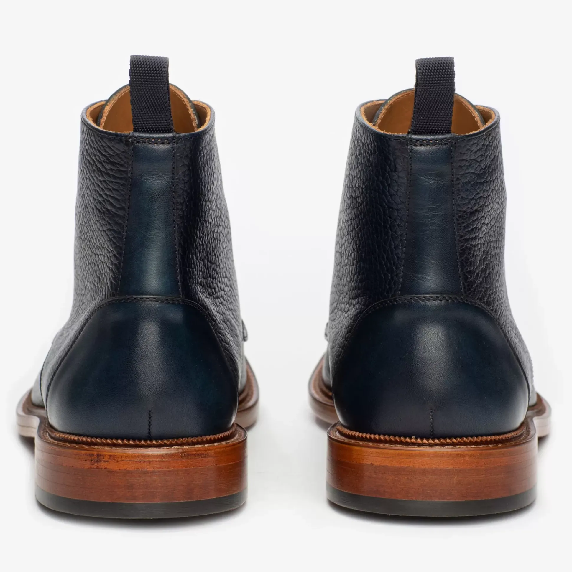 The Rome Boot - Navy Leather Boots | Taft
