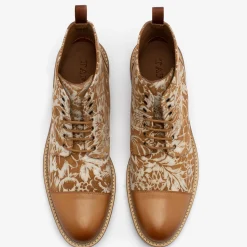 The Rome Boot - Suede Print Floral Boots | Taft