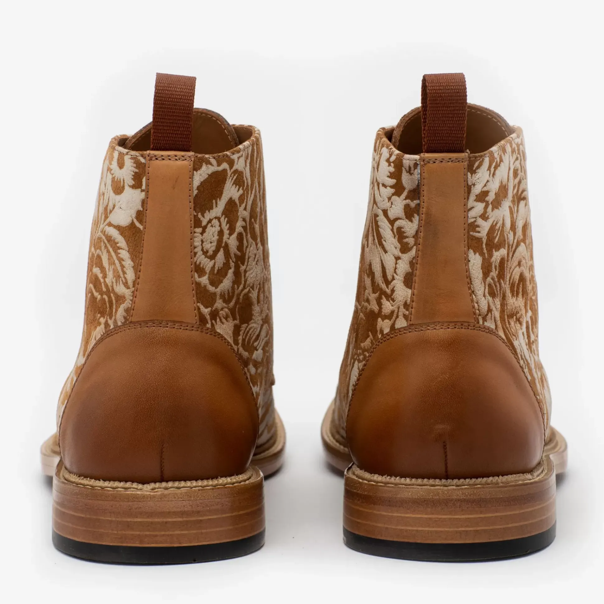 The Rome Boot - Suede Print Floral Boots | Taft