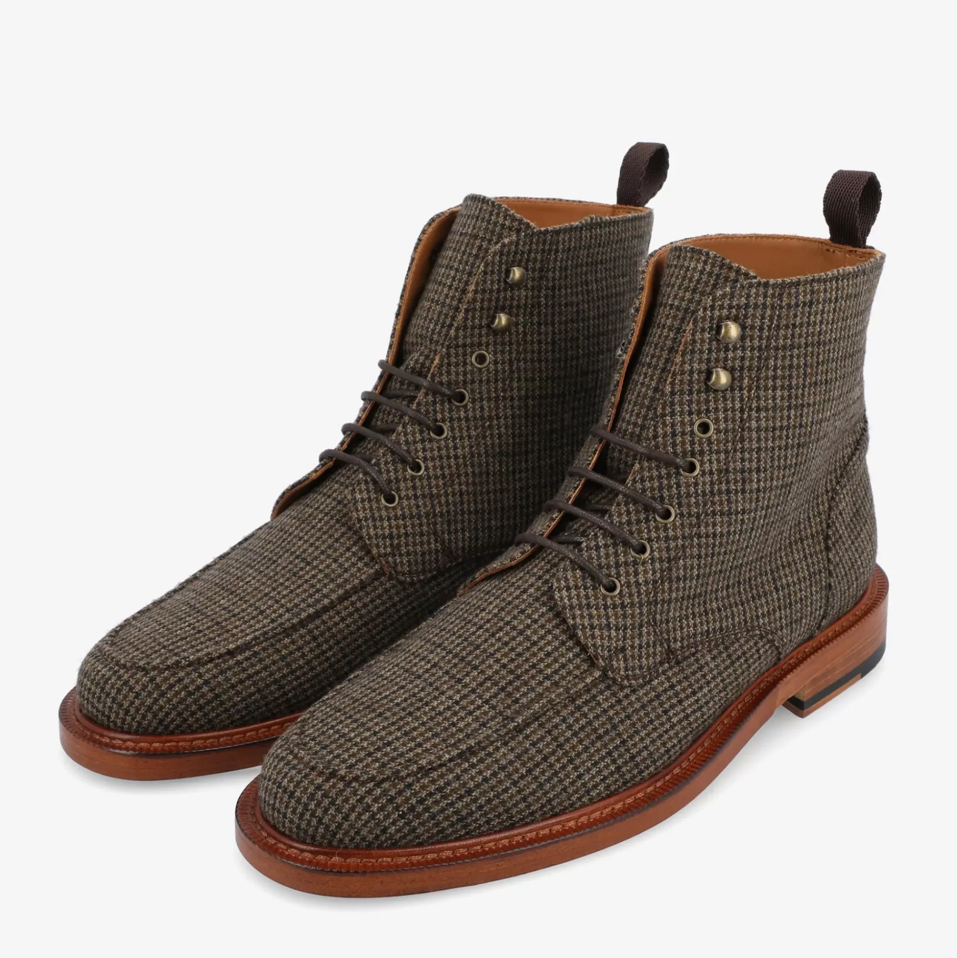 The Smith Boot In Espresso - Houndstooth Boot | Taft