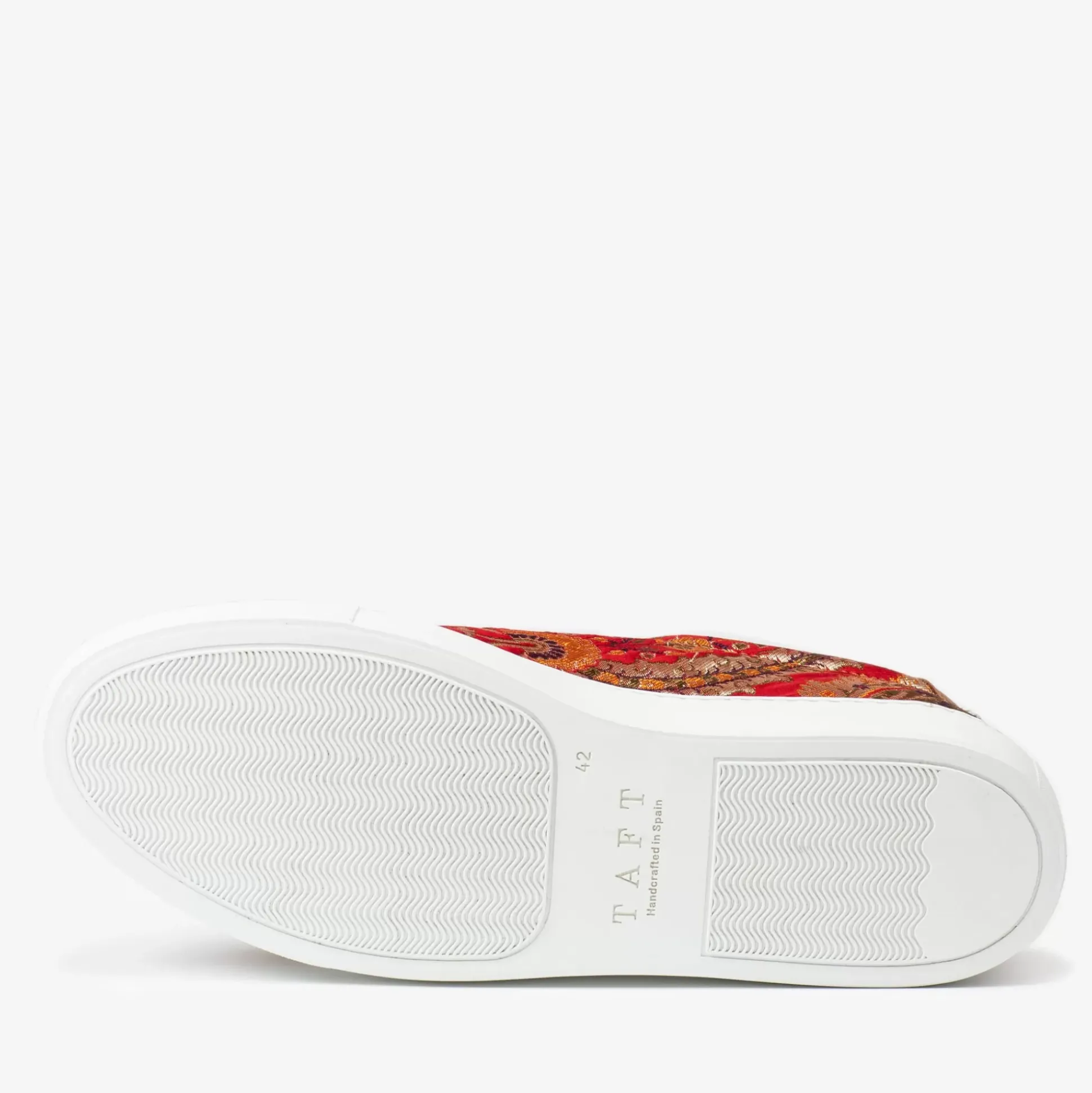 The Sneaker In Red Paisley - Unique Sneakers | Taft