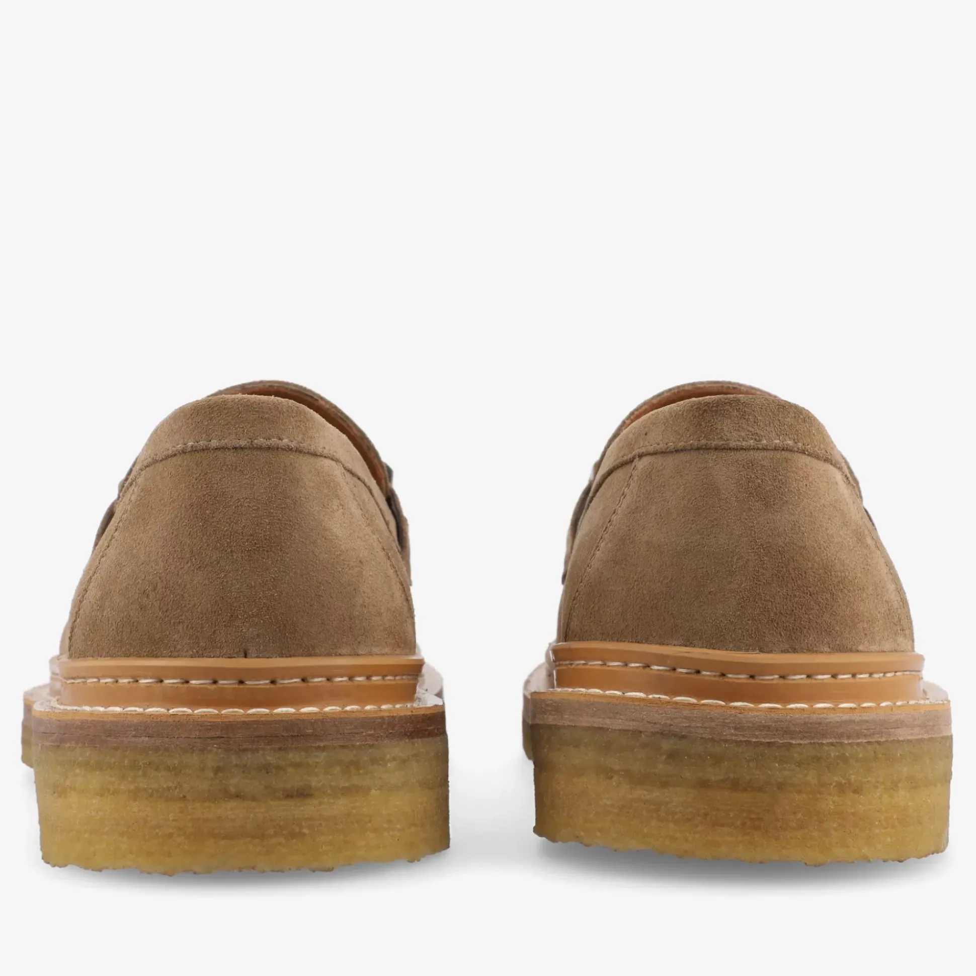 The Verona Loafer In Beige - Beige Suede Loafer | Taft