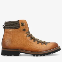 The Viking Boot In Brown Floral | Taft