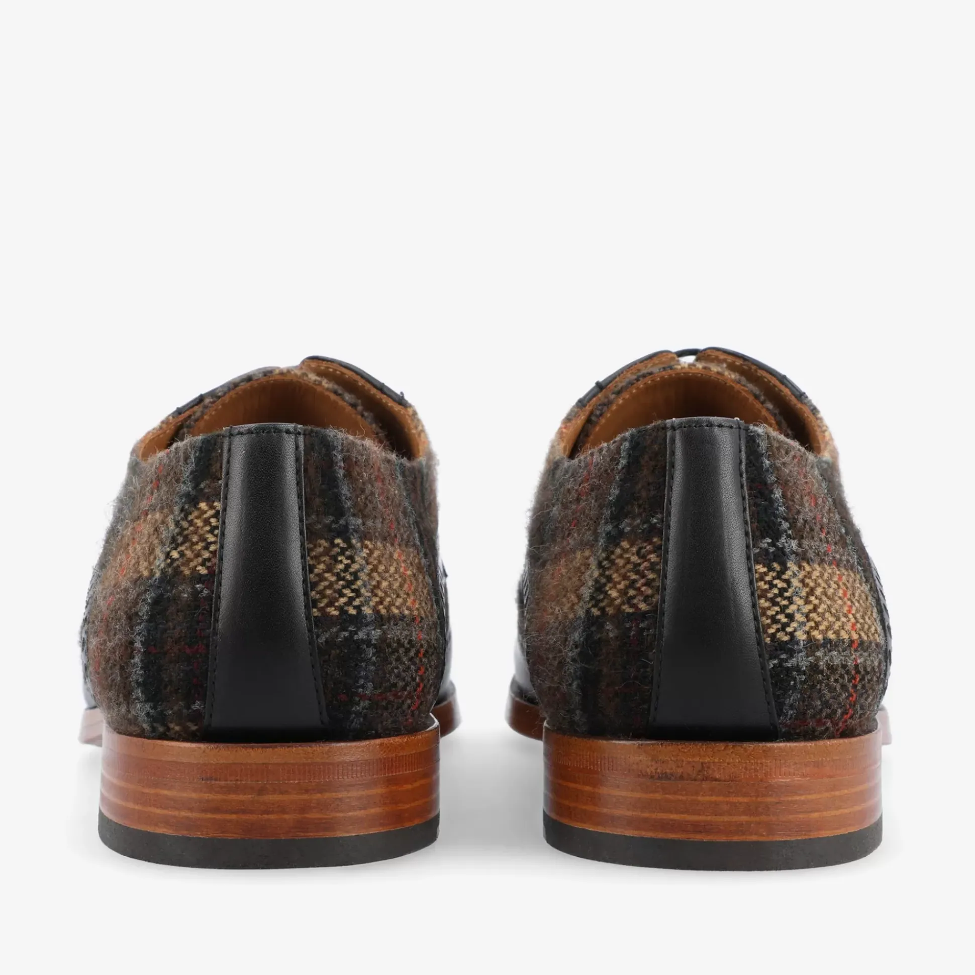 The Wallace Shoe In Brown Tartan | Taft