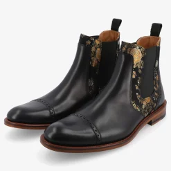 Valencia Black Leather Mens Chelsea Boots - Eden Noir | Taft