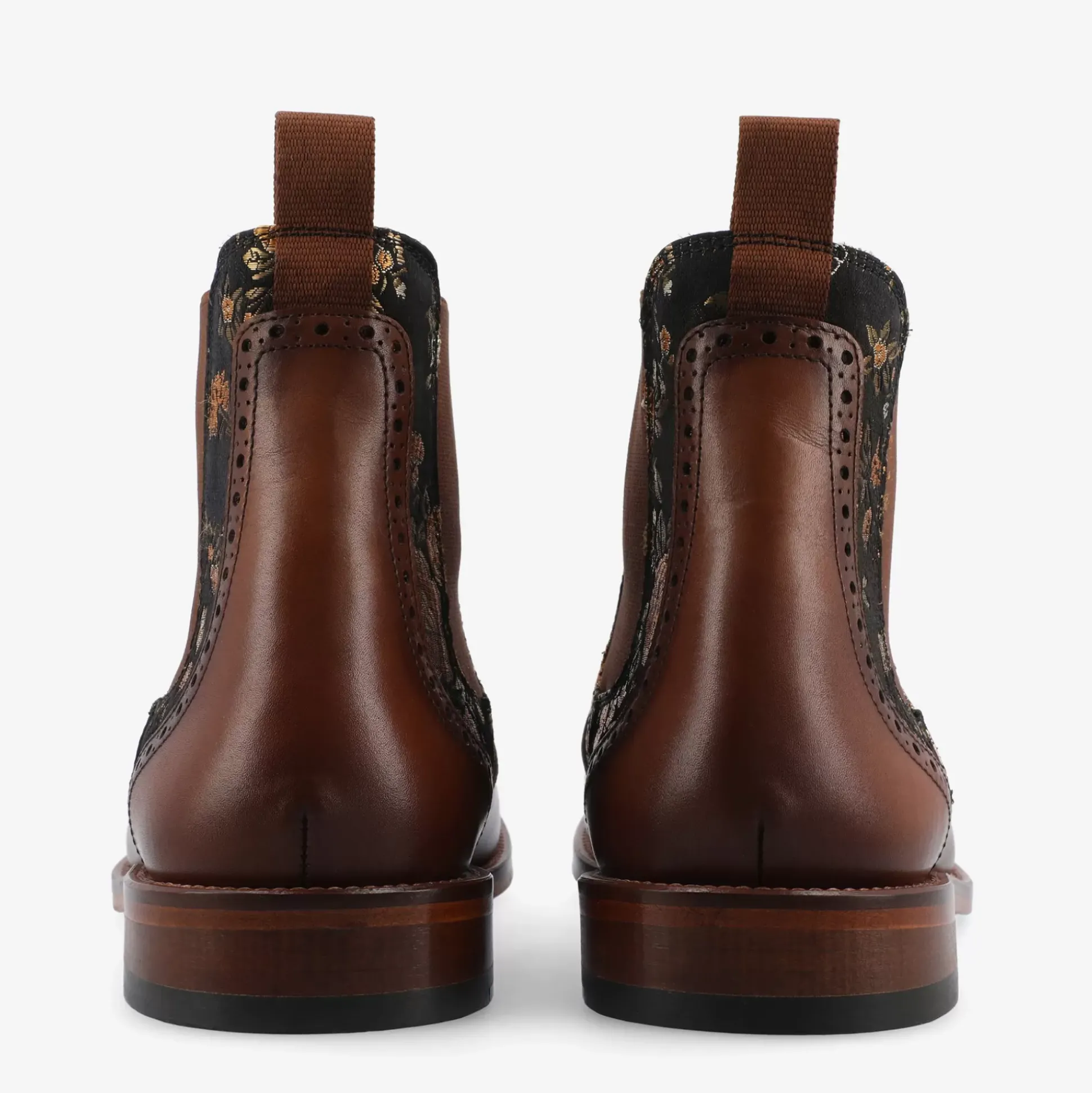 Valencia Brown Leather Chelsea Boots - Eden | Taft